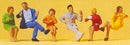 Preiser HO 14103 Seated Persons (6)