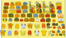 Preiser HO 17005 Unpainted Assorted Luggage Kit (90)