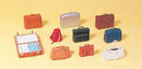 Preiser HO 17007 Assorted Luggage Kit, Unpainted (44)