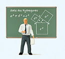 Preiser HO 29107 Male Teacher in Front of Blackboard