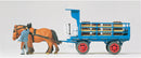 Preiser HO 30445 Horse Drawn Beer Wagon "Landwehr-Bier"