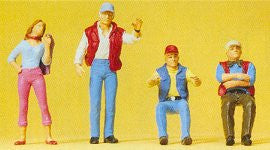 Preiser O 65313 Truckers with Girl Hitchiker (3)