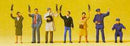 Preiser N 79141 Streetcar Driver and Passengers (7)