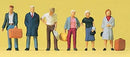 Preiser N 79187 Standing Travelers