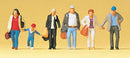 Preiser N 79192 Walking Travelers