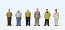 Preiser N 79223 Standing Men (6)