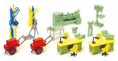 Preiser HO 17185 Workshop Equipment Kit