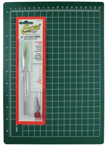 Excel 90001 Precision Cutting Kit, Carded, With K1 Knife