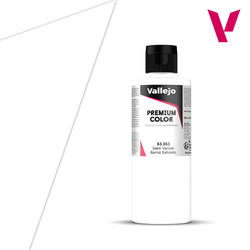 Vallejo Acrylic Paints 63063 Premium Color, Sarin Varnish (200ml)