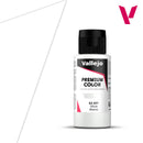 Vallejo Acrylic Paints 62001 Premium Color, White Opaque (60ml)