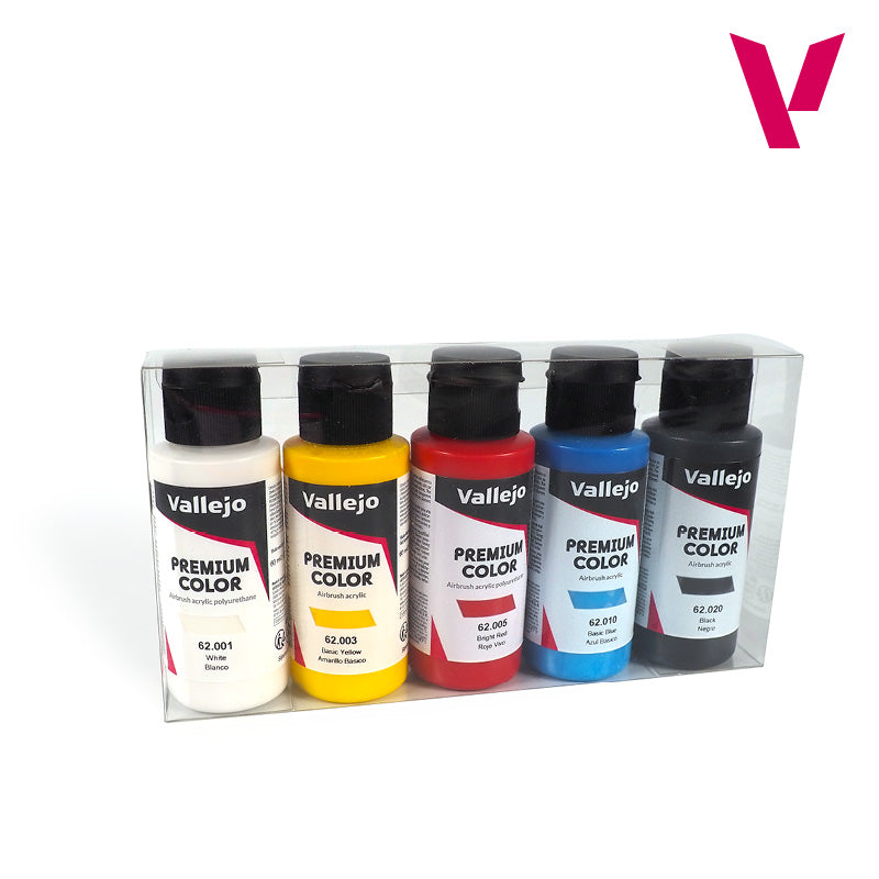 Vallejo Acrylic Paints 62104 Premium Color, Candy (5-Pack/60ml)