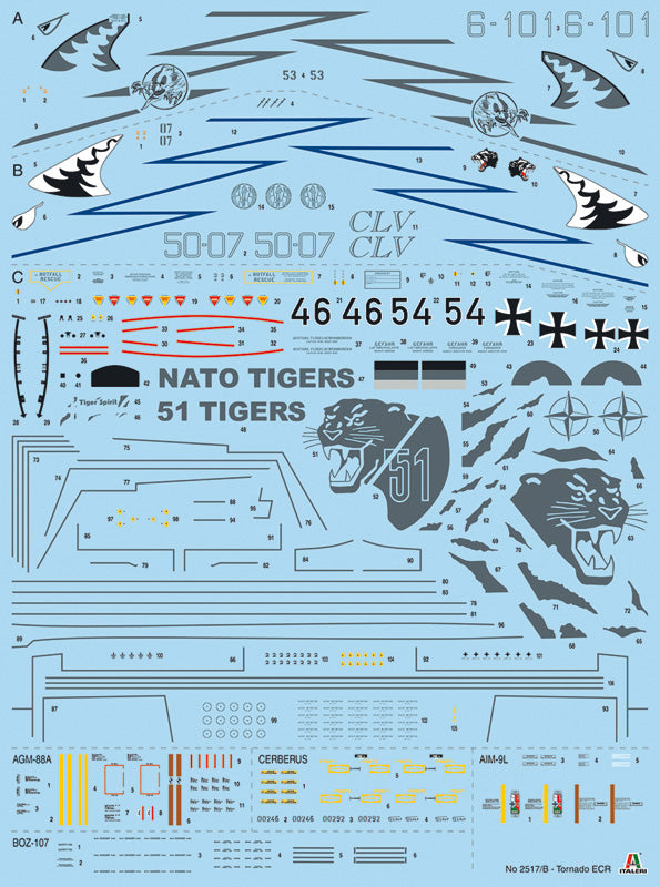 Italeri 2517 - SCALE 1 : 32 Tornado ECR
