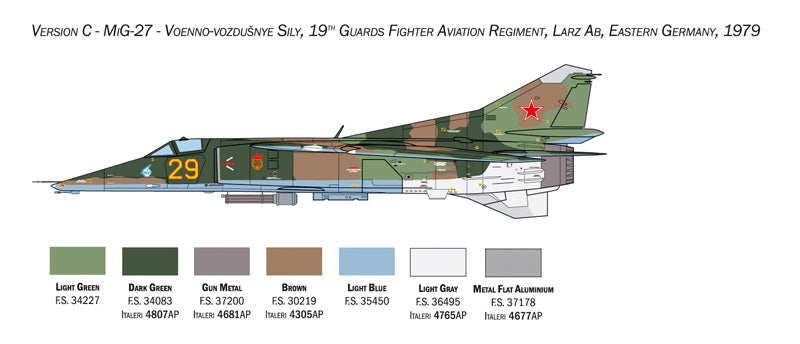 Italeri 2817 - SCALE 1 : 48 MiG-27/MiG-23BN Flogger