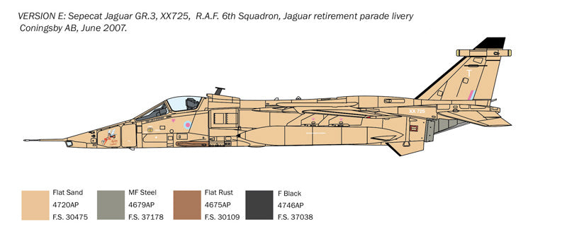 Italeri 1459 - SCALE 1 : 72 Jaguar GR.1/GR.3 RAF