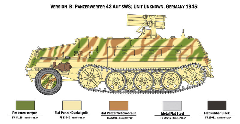 Italeri 6562 - SCALE 1 : 35 15 cm. Panzerwerfer 42 auf sWS