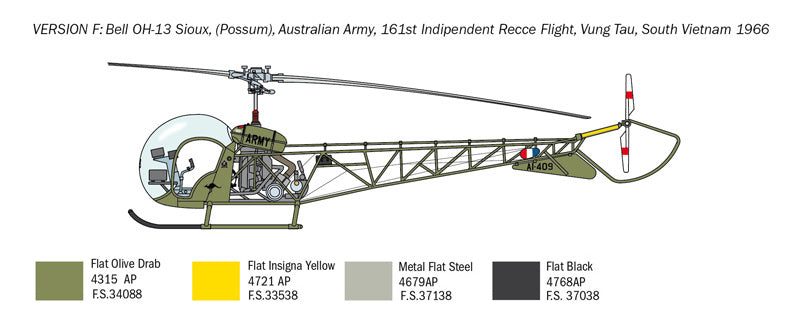 Italeri 2820 - SCALE 1 : 48 OH-13 Sioux