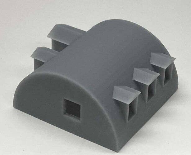 Phoenix Precision Models N 30810 Quonset Hut Office with Gls