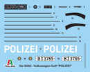 Italeri 3666 VW Golf Polizei 1:24