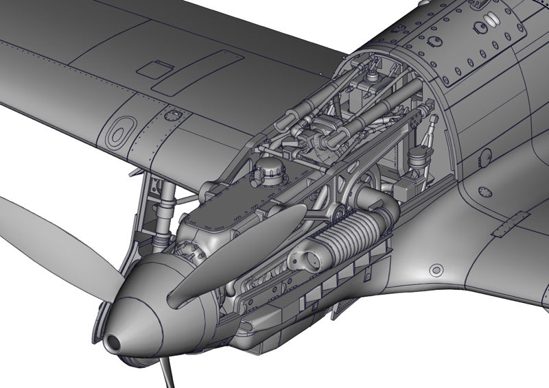 Italeri 2518 - SCALE 1 : 32 Macchi MC.202 Folgore