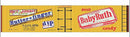 Tichy Train Group HO 10311 Railroad Decal Set, NADX Wood Reefer (Butterfinger and Baby Ruth Candy Billboard Logos)