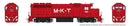 Rapido HO 40555 EMD GP40 MKT 182