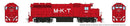 Rapido HO 40556 EMD GP40 MKT 187
