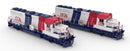 Rapido HO 40560 EMD GP40 WP 1776+1976