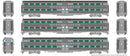 PREORDER Rapido HO 145018 Gallery Car RI Set