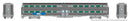 PREORDER Rapido HO 145031 Gallery Car Metra 7215