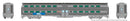 PREORDER Rapido HO 145035 Gallery Car Metra 7120