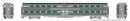 PREORDER Rapido HO 145096 Gallery Car Painted, Unle
