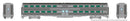 PREORDER Rapido HO 145097 Gallery Car Painted, Unle