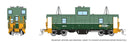 PREORDER Rapido N 510053 Angus Shops Wide Vision Caboose with Lights, BC Rail