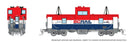PREORDER Rapido N 510057 Angus Shops Wide Vision Caboose with Lights, BC Rail