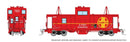 PREORDER Rapido N 510083 Angus Shops Wide Vision Caboose with Lights, Santa Fe