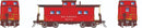 PREORDER Rapido HO 144049 Northeastern-Style Steel Caboose, Reading