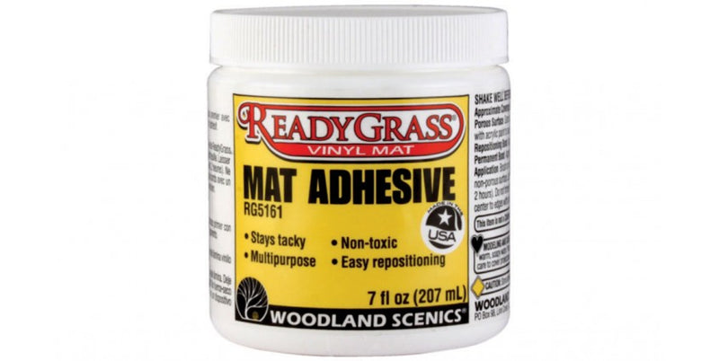 Woodland Scenics RG5161 ReadyGrass(TM) Mat Accessories -- Mat Adhesive - 7oz 207mL, All Scales