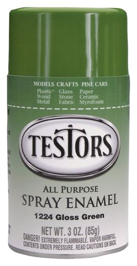 Rust-oleum 1224T Testors Enamel Spray, Green (3oz)