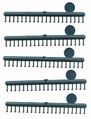 Grandt Line O 156 Rivets, Round Head (Plastic), .063" Diameter (100)