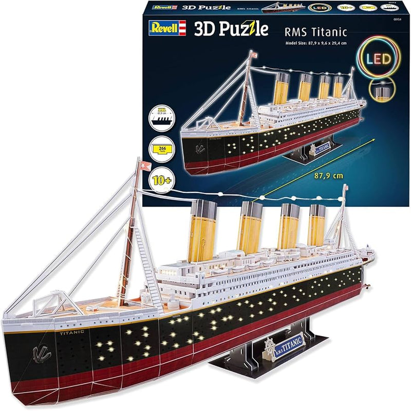 Revell Germany 0154 RMS Titanic 3D Puzzle LED Edition