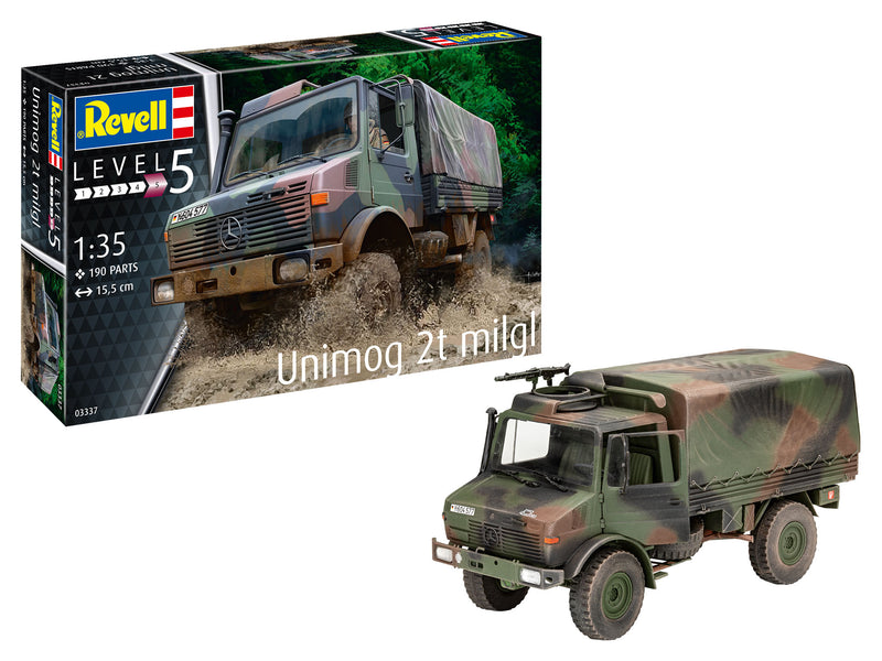 Revell Germany 3337 Unimog 2T milgl 1:35