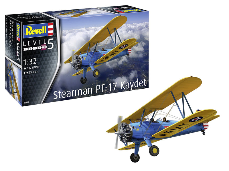 Revell Germany 3837 Stearman PT-17 Kaydet 1:32