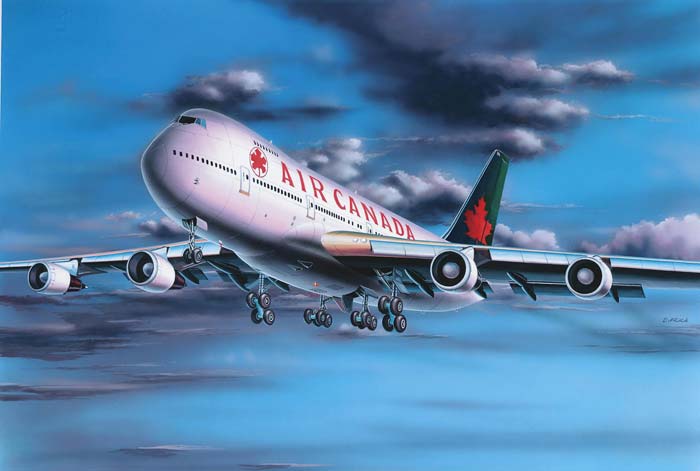 Revell 4210 Boeing 747-200 Air Canada 1:390