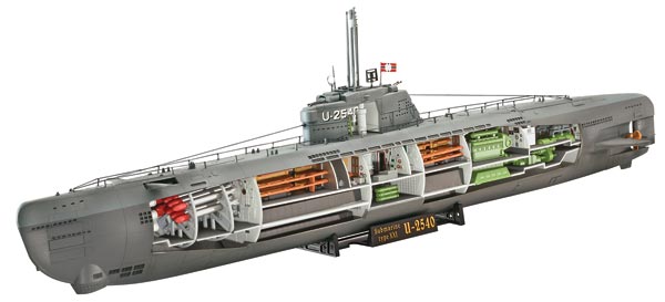 Revell 5078 U-Boat Xxi Type W/Int 1:144