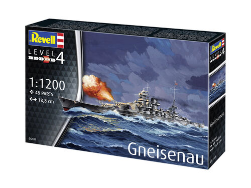 Revell Germany 5181 Battleship Gneisenau 1:1200