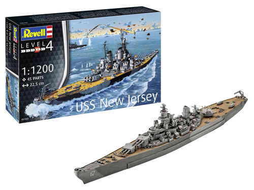 Revell Germany 5183 Battleship USS New Jersey 1:1200