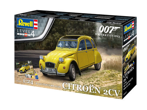 Revell Germany 5663 James Bond Citroen 2CV Gift Set 1:24