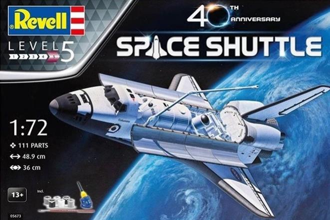 Revell Germany 5673 Space Shuttle 40th Anniversary Set 1:72