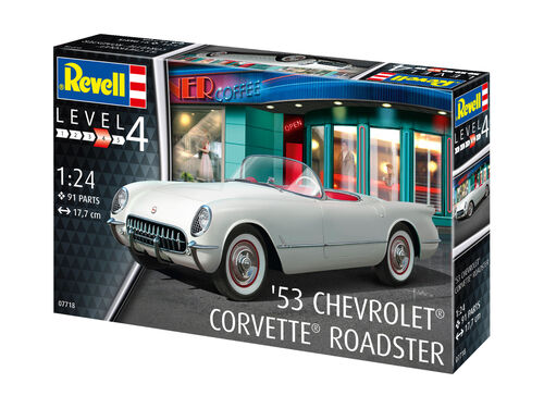 Revell Germany 7718 '53 Corvette Roadster 1:24