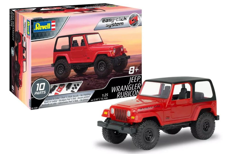 Revell-Monogram 1239 Jeep Wrangler Ribicon 1:25